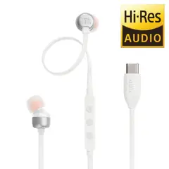 JBL - Audifonos Tune 310c Usb-c Manos Libre Ecualizador Hi-res - Blanco