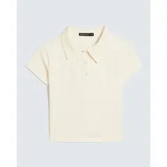 SEVEN SEVEN - Polo Para Mujer Manga Corta Color Crudo Marca #28110008