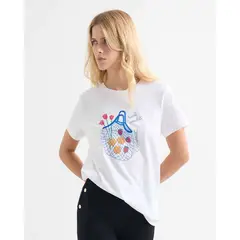 SEVEN SEVEN - Camiseta Estampado Texturizado Para Mujer Crudo