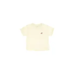 TENNIS - Camiseta básica con bordado de patineta para niña