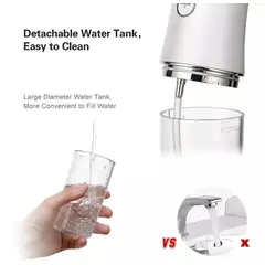 GENERICO - Irrigador Oral Recargable 3 Modos - ROSADO