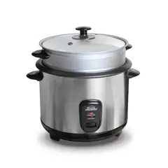 HOME ELEMENTS - OLLA ARROCERA 1,8 LTS ACERO INOX CON VAPORERA HEAR18SS