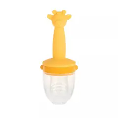 NUBY - Comedero-Mordedor De Silicona Jirafa - - 7113