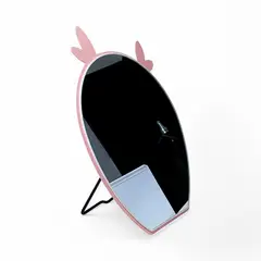 YOYOSO - ESPEJO DE MESA DE METAL ROSADO - RENO