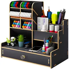 ONE PIXEL - Organizador De Escritorio Madera Oficina Cajonera Lápices