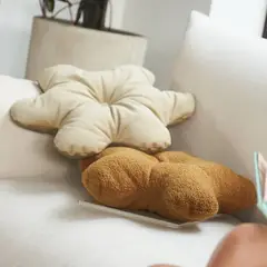 ENMADERA - Almohada flor color crudo