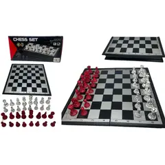 MAZUGI - Ajedrez Juego Mesa Magnético 30x30 Cm Imantado Chess