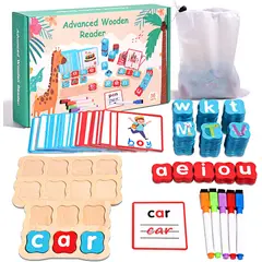 GENERICO - JUEGO LECTURA DIDACTICO INGLES APRENDIZAJE 143 PCS