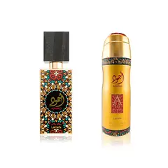 LATTAFA - Perfume Ajwad 60ml + Body Spray 200ML