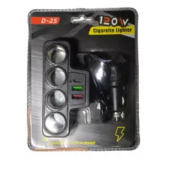 GENERICO - Cargador Puertos Usb-c Cigarrera Carro Adaptador Encendedor