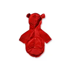 WAWAW - Hoodie para perro talla S orejas suavetina roja