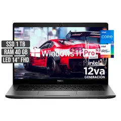 DELL - LATITUDE INTEL CORE I5-1235U SSD 1TB RAM 40GB LED 14 FHD