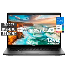 DELL - LATITUDE INTEL CORE I5-1235U SSD 2TB RAM 40GB LED 14 FHD