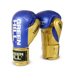 GREENHILL - GUANTES DE BOXEO REF. LEGEND COLOR AZUL/DORADO 16 OZ