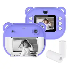 GENERICO - Camara Instantanea Para Niños Con Impresion Termica Rapida