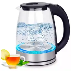 ONE PIXEL - Tetera Hervidora De Agua En Vidrio Luz Indicadora