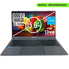 COMPUMAX - PORTATIL INTEL CORE I3-1315U SSD 1TB RAM 16GB LED 15,6 FHD