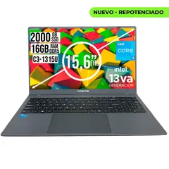 COMPUMAX - PORTATIL INTEL CORE I3-1315U SSD 2TB RAM 16GB LED 15,6 FHD