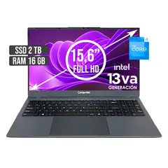 COMPUMAX - PORTATIL INTEL CORE I3-1315U SSD 2TB RAM 16GB LED 15,6 FHD
