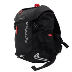 PIGMALION - Morral Impermeable + Porta Casco Para Moto NEGRO 30l