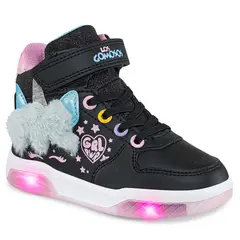 LOS GOMOSOS - Tenis Luces Konno Negro para Niña