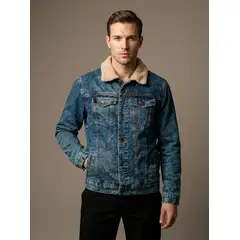 THE CLOTHING COMPANY - Chaqueta Hombre Jean Ovejera