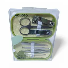 YOYOSO - SET DE CORTAUÑAS - 8 UND - VERDE