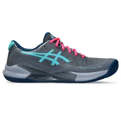 ASICS - Tenis Gel-Challenger 14 Para Padel Hombre-Gris/Azul