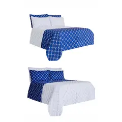 GENERICO - Tendido de cama liviano doble faz cama KING 2.00 microfibra - Almalu RG11