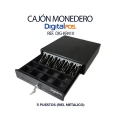 DIGITAL POS - CAJON MONEDERO DIG-KR410 5 PUESTOS