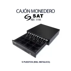 SAT - CAJON MONEDERO 119X - 5 PUESTOS