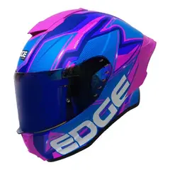 EDGE HELMETS - CASCO EDGE SHANGHAI QUARTZ CERTIFI ECE2206 ROSA BRILLO TLL S
