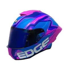 EDGE HELMETS - CASCO EDGE SHANGHAI QUARTZ CERTIFICADO ECE2206 ROSA BRILLO