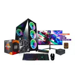 AMD - PC Gamer Ryzen 7 5700G / 40GB Ram / SSD 1.5TB / Monitor 27” 165Hz
