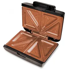 HOME ELEMENTS - SANDUCHERA 2 PUESTOS PLATOS COBRE HESM2P155NC