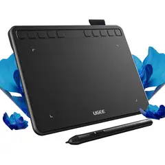 GENERICO - Tableta Dibujo Ugee S640 Lapiz Tableta Grafica Digital Negro