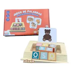 GENERICO - Juego Palabras Aprendizaje Niños Letras Armar Didactico