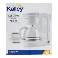 GENERICO - Cafetera Electrica Kalley 8 Tazas 1250ml 750w Antigoteo 110v