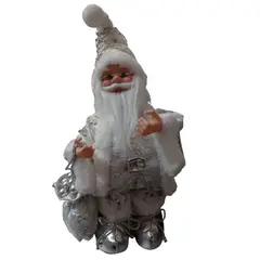 BURICA - Muñeco Santa Plateado Navidad Modelo 101677