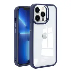 GENERICO - Estuche Transparente Borde Color 14 ProMax