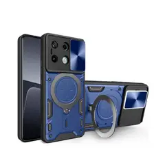GENERICO - Estuche Armo Protección Camara Compatible con Honor 200 Smart Azul