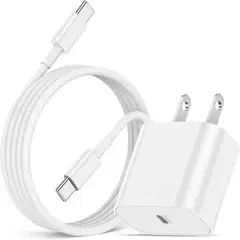 GENERICO - Cargador 20w Carga Rapida Tipo C a Tipo C Iphone