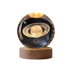 GENERICO - Lampara De Cristal Saturno