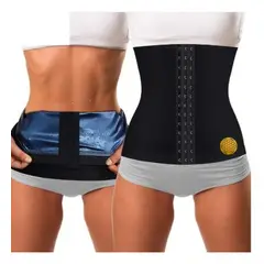 RAINBOW SHAPER - Faja Cinturilla Reductora Termica Sauna 4 Broches Osmotex