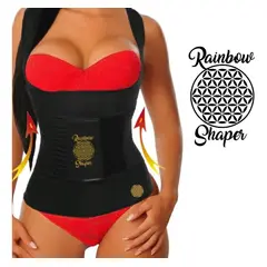 GENERICO - Chaleco AVISPA Faja Termo Reductora Cinturon Efecto Reloj Arena Sauna