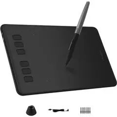 HUION - Tableta digitalizadora Inspiroy H640P 6 x 4 Con Lapiz+Regalo
