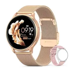 GENERICO - Combo Smartwatch Reloj inteligente Mujer+Auriculares inalámbricos K58