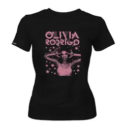 CREACIONES NU CROWN - Camiseta Dama Olivia Rodrigo Pink Obsessed Nu Crown
