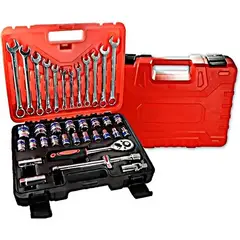 CHICAGO - Juego De Copas Con Ratchet Kit 37 Pcs Carro Moto