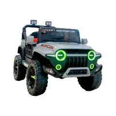 BEBESUNITA - Carro Eléctrico Para Niños 4x4 Llanta Goma Cremoto
